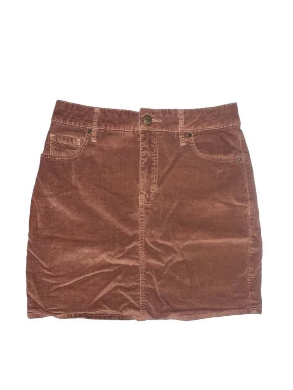 🍁Fall Fav🍂Old Navy suede dark tan skirt size 2 like new. Pencil skirt🍁